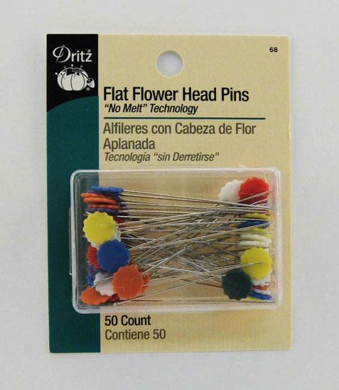 Flat Flower Head Pins 68