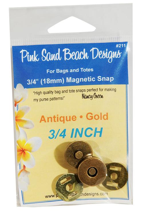 3/4" Magnetic Snap Antique Gold  PS211