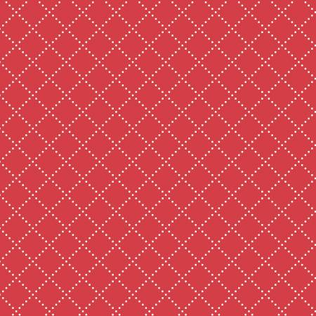 Clover & Dot Red Bias Grid 53868-7