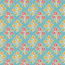 Jubilee Farm Flowers Teal TIL110103