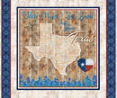 All Texas Shop Hop 2026 Texas Map Panel Multi 31790X
