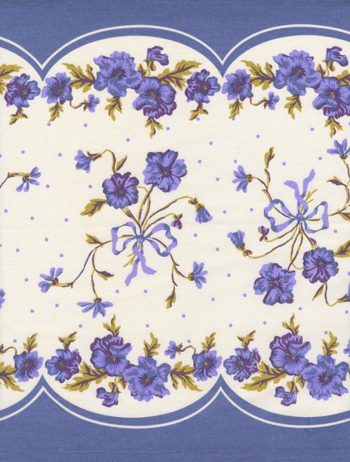 16" Classic Retro Floral Pansy Toweling 920-320