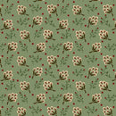 Quiet Grace Aqua Clover Blossoms 929-11