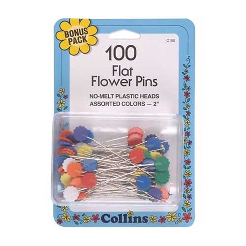 Flat Flower Pins C155