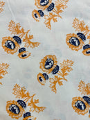 Cheddar and Indigo C4890-CREAM