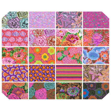 Kaffe Fassett Collectives Aug 2025 5 Inch Charm Pack FB6CPGP-AUG25HOT