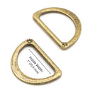D-Ring Flat - 1" - Set of Two Antique Brass HAR1-DR-AB-TWO