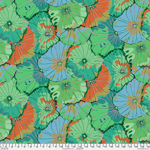 Kaffe Fassett - August 2024 ~ Lotus Leaf - Emerald PWGP029-EMERALD