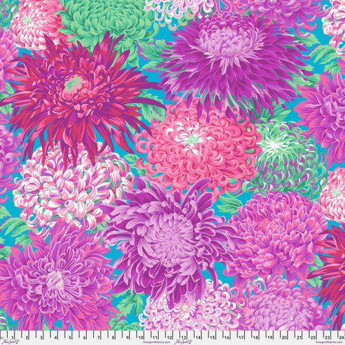 Philip Jacobs Backing Fabric - Japanese Chrysanthemum Magenta QBPJ003-MAGENTA