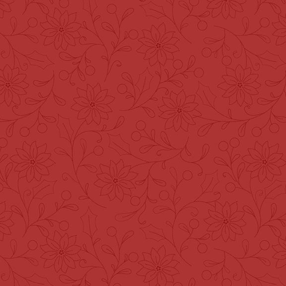 Make It Merry Dotted Florals Red R791440D-RED