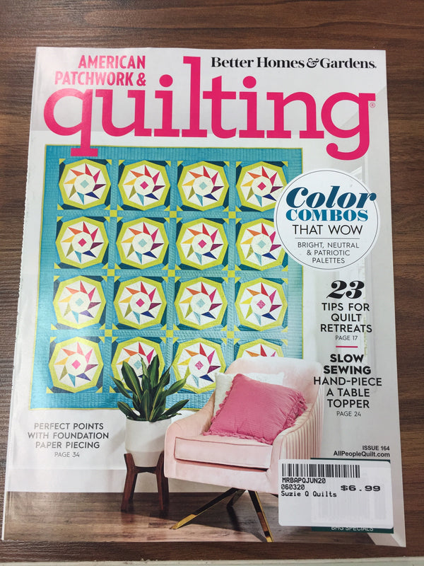 American Patchwork and Quilting June 20 MRBAPQJUN20