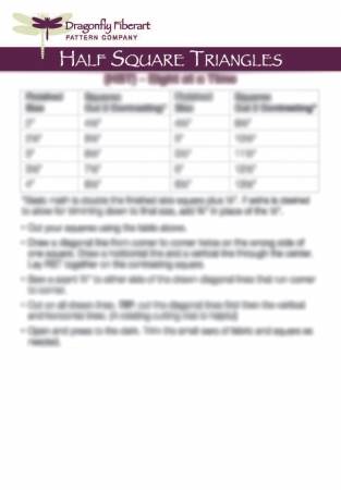 Half Square Triangles Learning Series Card DFT-51