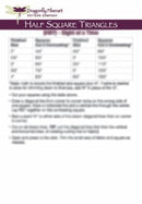 Half Square Triangles Learning Series Card DFT-51