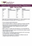 Quarter Square Triangles Learning Series Card DFT-54