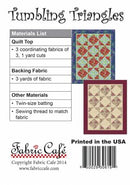 Tumbling Triangles 3-Yard Quilt FC091420-01