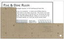 Five & Dime Ruler KT-9901