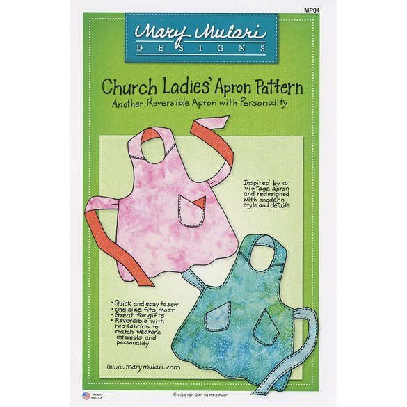 Church Ladies Apron Pattern MP04