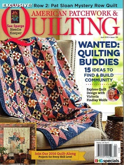 American Patchwork and Quilting April 2016 MRBAPQAPR16