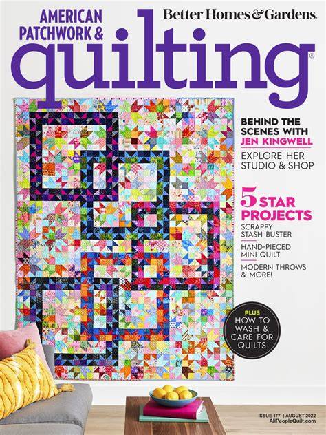 American Patchwork and Quilting August 2018 MRBAPQAUG22