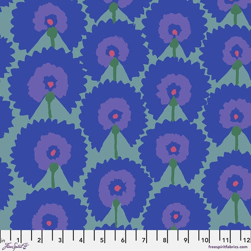 Kaffe Fassett - Regal Fans - Blue PWGP188-BLUE