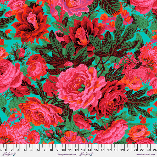 Philip Jacobs - February 2023 - Floral Burst - Maroon PWPJ029-MAROON