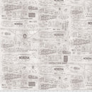 Eclectic Elements - Monochrome - Model Airplanes - Parchment PWTH174-PARCHMENT