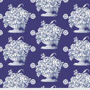 3 yard Backing Fabric - Kaffe Fassett - Stone Flower - Royal QBGP005-2ROYAL