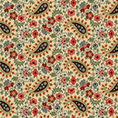 Villa Flora Dotted Paisley Cream R220478-CREAM