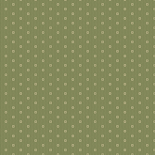 Villa Flora Green Dainty Dots R220484-GREEN