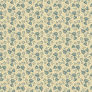 Villa Flora Blue Falling Leaves R220485-BLUE