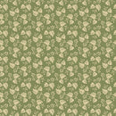 Villa Flora Green Falling Leaves R220485-GREEN