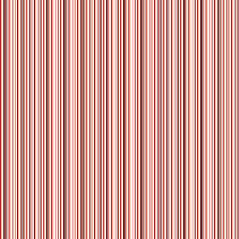 Aunt Grace Simply Charming Red Lawn Stripe R350255-RED