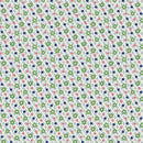 Aunt Grace Simply Charming Green Blue Wild Flowers R350257-GREENBLUE