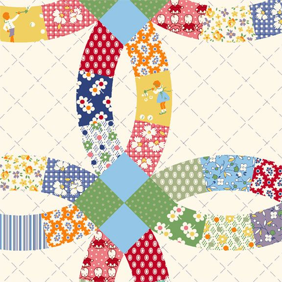 Aunt Grace Simply Charming 108" Quilt BacK 6016-MULTI