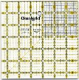 Omnigrid Ruler 6 1/2in x 6 1/2in With Grid R65G