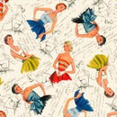 Vintage Sewing Stash DC11021-CREM