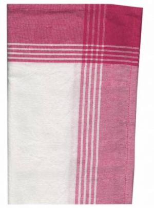 Tea Towel McLeod No Stripe Pink with White 734-PINK