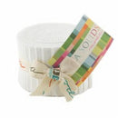 Bella Solids Junior Jelly Roll White 9900JJR-98