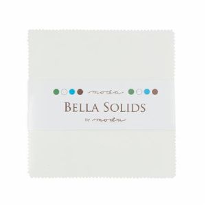 Bella Solids Charm Pack White 9900PP-98