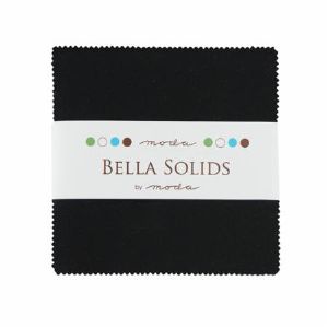 Bella Solids Charm Pack Black 9900PP-99