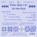 Flying Geese X 4 Ruler FGX4