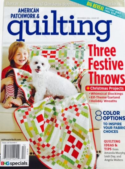 American Patchwork and Quilting December 2016 MRBAPQDEC16