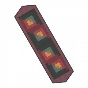 Maywood Studios - Texture Illusion - Log Cabin Table Runner  POD-MAS01-TEI