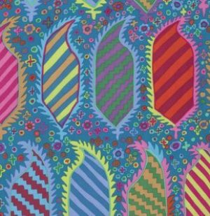 Kaffe Fassett - Striped Herald Turquoise PWGP153-TURQU