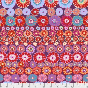 Kaffe Fasset Classics - Row Flowers - Red PWGP169-REDXX