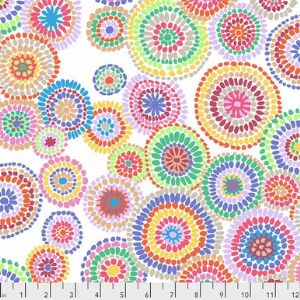 Kaffe Fassett - Mosaic Circles - White PWGP176-WHITE